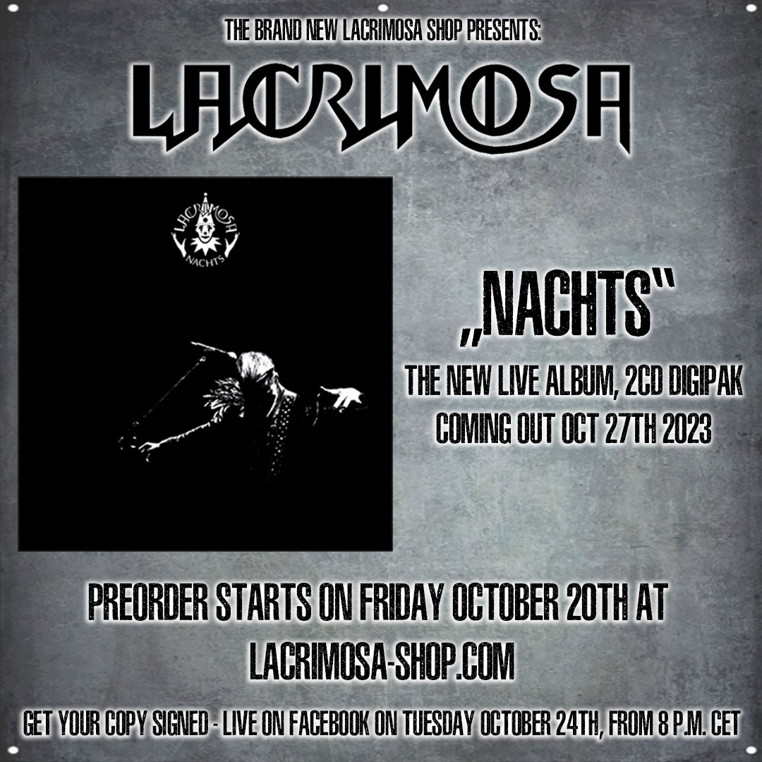 Lacrimosa Live Album "Nachts"