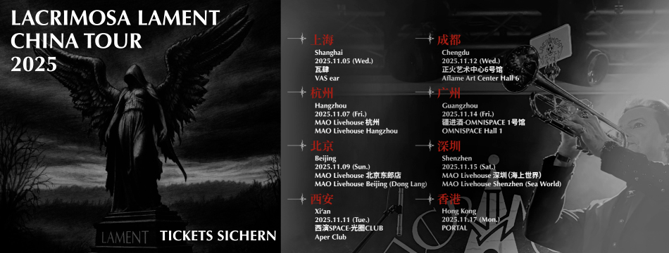 Lacrimosa Lament China Tour Lacrimosa Lament China Tour